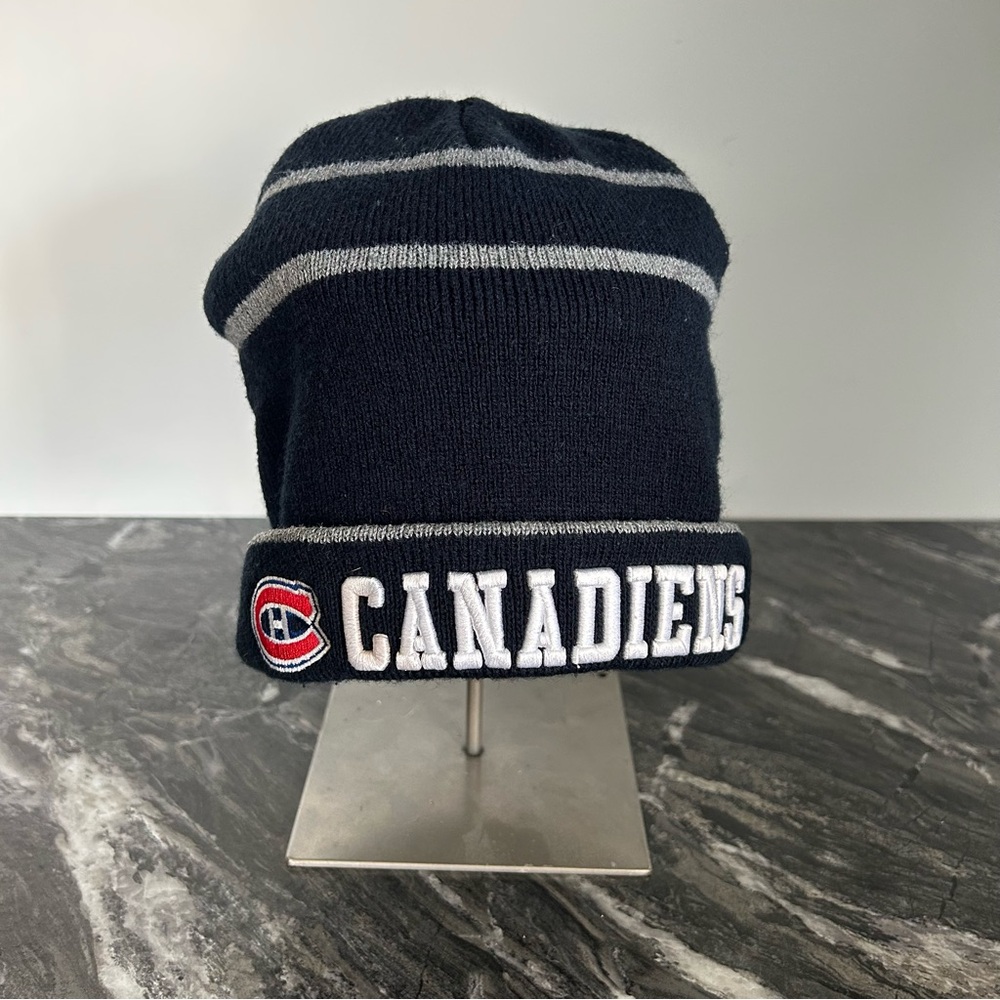 Kids Montreal Canadiens Black Beanie
